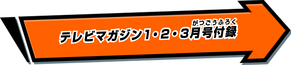 テレビマガジン1・2・3月号付録